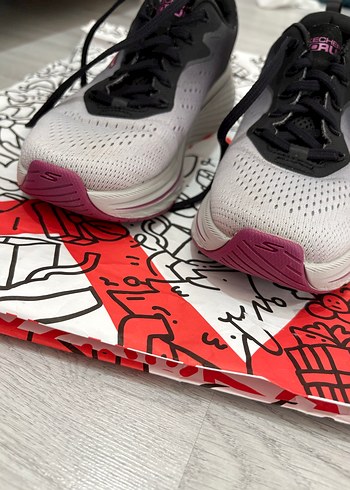 36 Beden siyah Renk Skechers Gri-Pembe Kadın Spor Ayakkabı