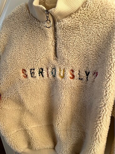 Bershka kürklü sweatshirt