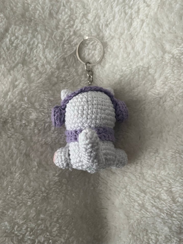 Örgü Kedi Anahtarlık - Görsel 2