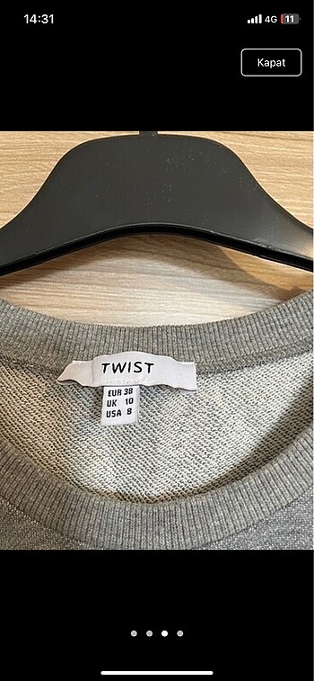 38 Beden Twist Elbise