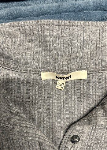 Gri Triko Uzun Kollu Polo Yaka Kadın Kazak - Görsel 9