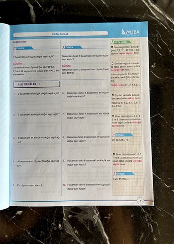 5. Sınıf Matematik Soru Bankası - Muba Yayınları