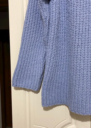 Mavi Degaje yaka Lc Waikiki Kadın Kazak - Görsel 3