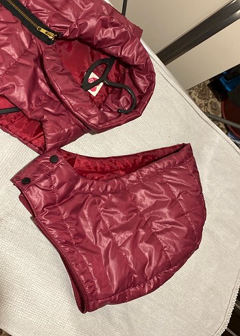 KOTON Vişneçürüğü Kadın Fermuarlı  Kapşonlu Yelek - Görsel 9