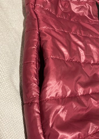 KOTON Vişneçürüğü Kadın Fermuarlı  Kapşonlu Yelek - Görsel 10