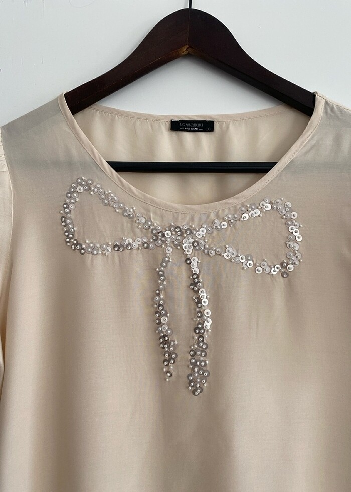 Lc Waikiki Bej Bluz - Görsel 2