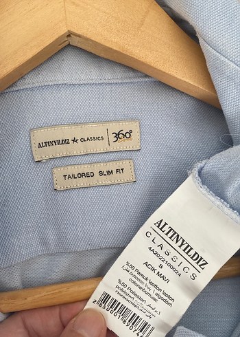 Altınyıldız Lacoste kumaş Mavi Erkek Gömlek - Görsel 5