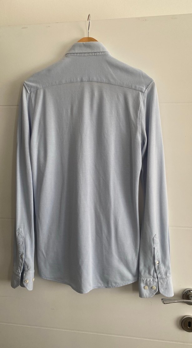 Altınyıldız Lacoste kumaş  Mavi Erkek Gömlek - Görsel 2