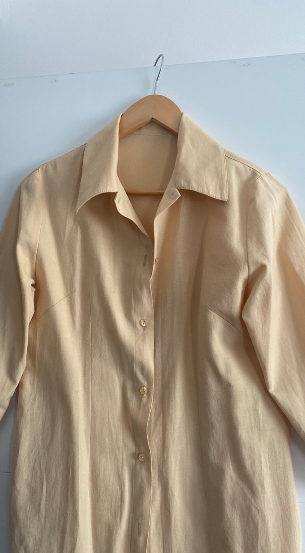 Açık hardal Kadın Gömlek - Görsel 2