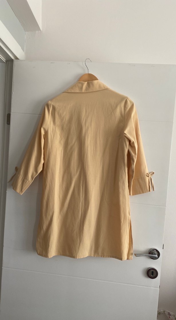 Açık hardal Kadın Gömlek - Görsel 5
