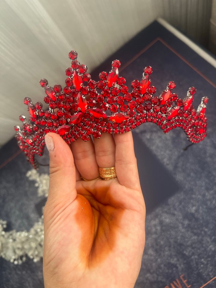 Beyaz Boncuklu Bohem Gelin Saç Aksesuarı ve kına tacı - Görsel 2