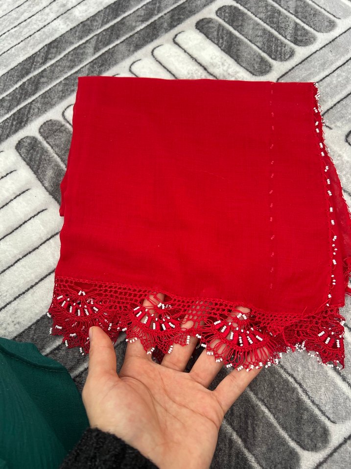 El işi yazma şal - Görsel 2