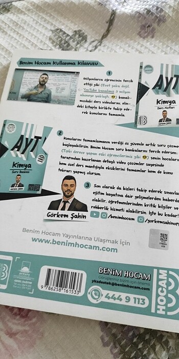  Benim hocam ayt kimya konu anlatım kitabi