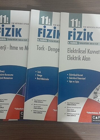 11.sınıf Fizik Çap Fasikülleri