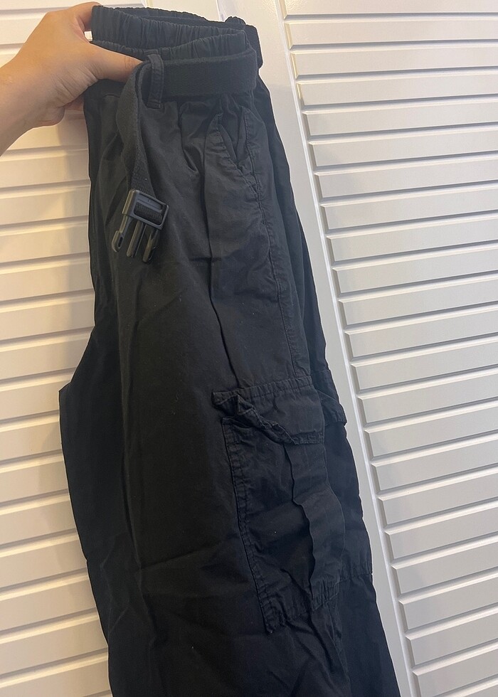 Kargo pantolon siyah s beden - Görsel 3