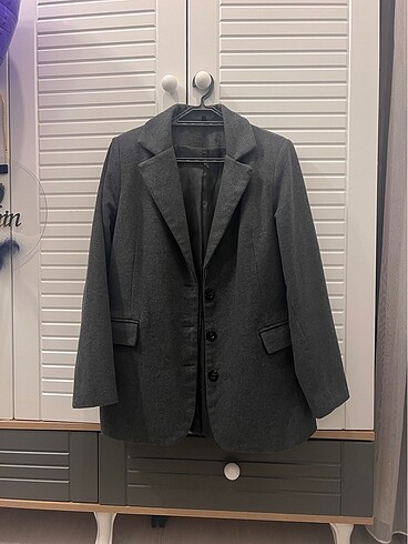 Gri Kaşe blazer ceket 40 beden