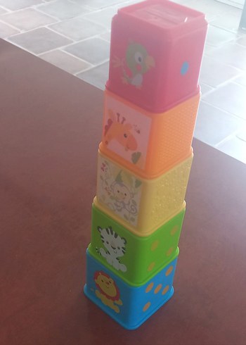 Renkli Montessori Eğitici Oyuncak Küpleri - Görsel 3