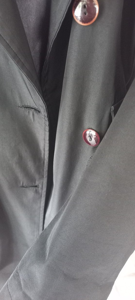 Siyah Kadın Trençkot - Görsel 5