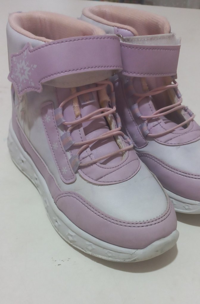 Kız Çocuk Lila Baskılı İşıklı Spor Ayakkabı - Görsel 2