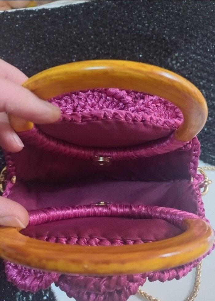 Kadın gül çanta - Görsel 2