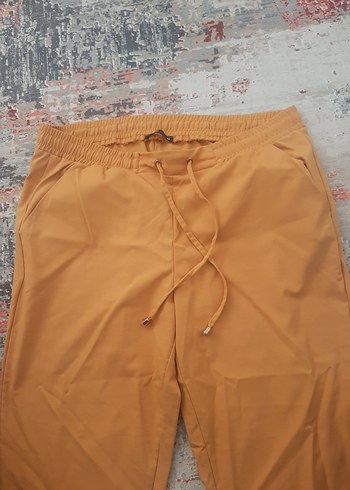 xl Beden Kadın,bel bağcıklı, cepli Kumaş Pantolon