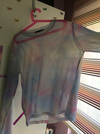 l Beden #tül #hologram #mor #bluz