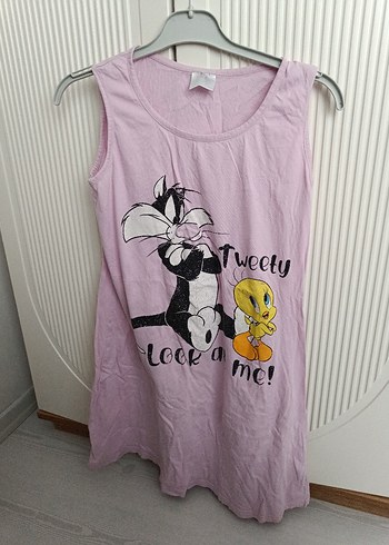 LC Waikiki Kız Çocuk Pembe Dantelli Pamuklu Tişört