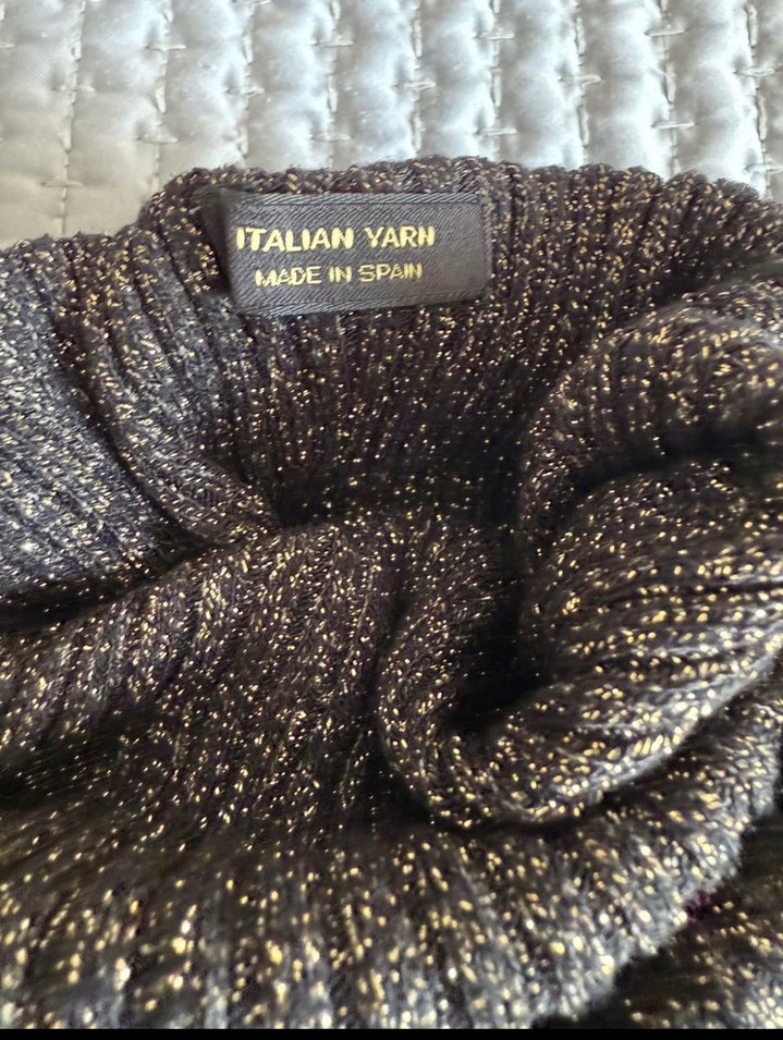 Gri Kadın Boğazlı Triko Kazak - Görsel 3