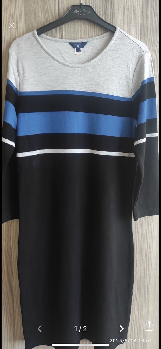 GANT Gri Erkek Tişörtü, L Beden - Görsel 2