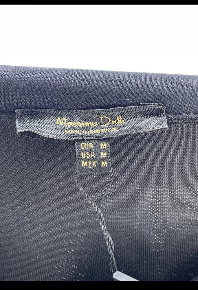 Düğmeli Siyah Midi Uzun Kollu Elbise - Görsel 4