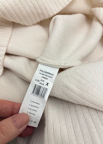 Beyaz Kadın Pamuklu Maternity Bluz kazak oversize - Görsel 4