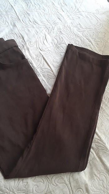 40 Beden kahverengi Renk Kadın pantalon