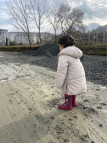 Zara kız çocuk mont