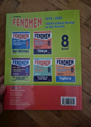 Beden Fenomen 8. Sınıf Matematik LGS Soru Bankası