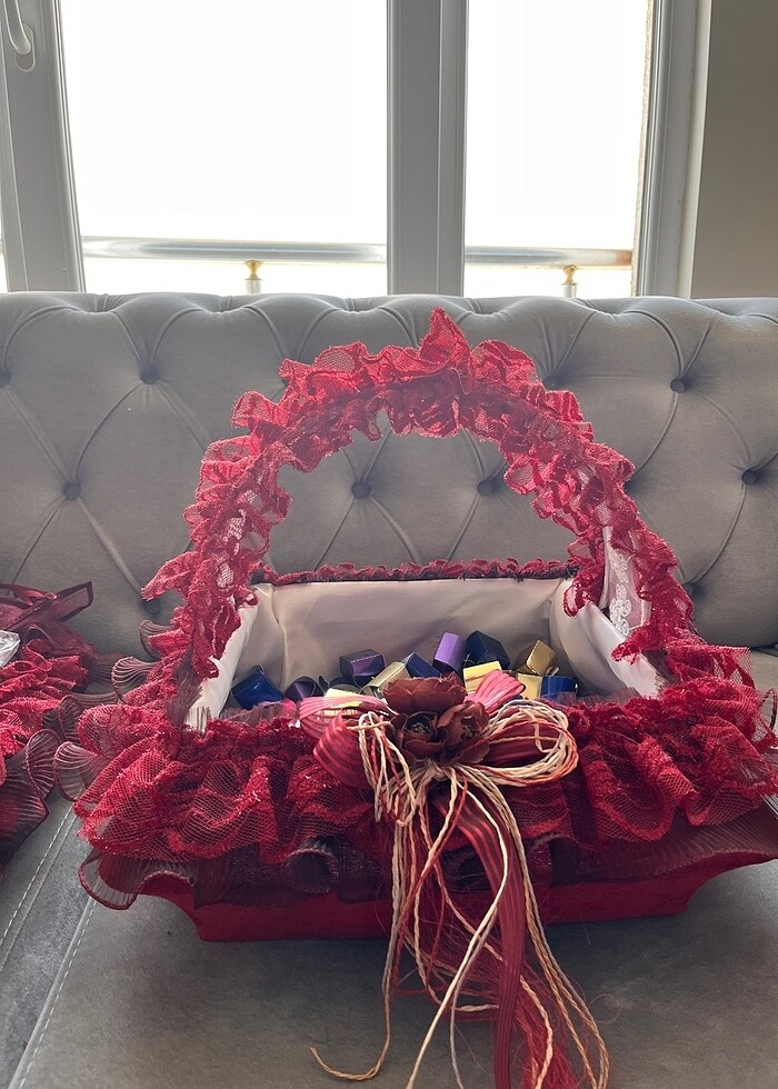 Kına sepeti ve tepsisi - Görsel 3