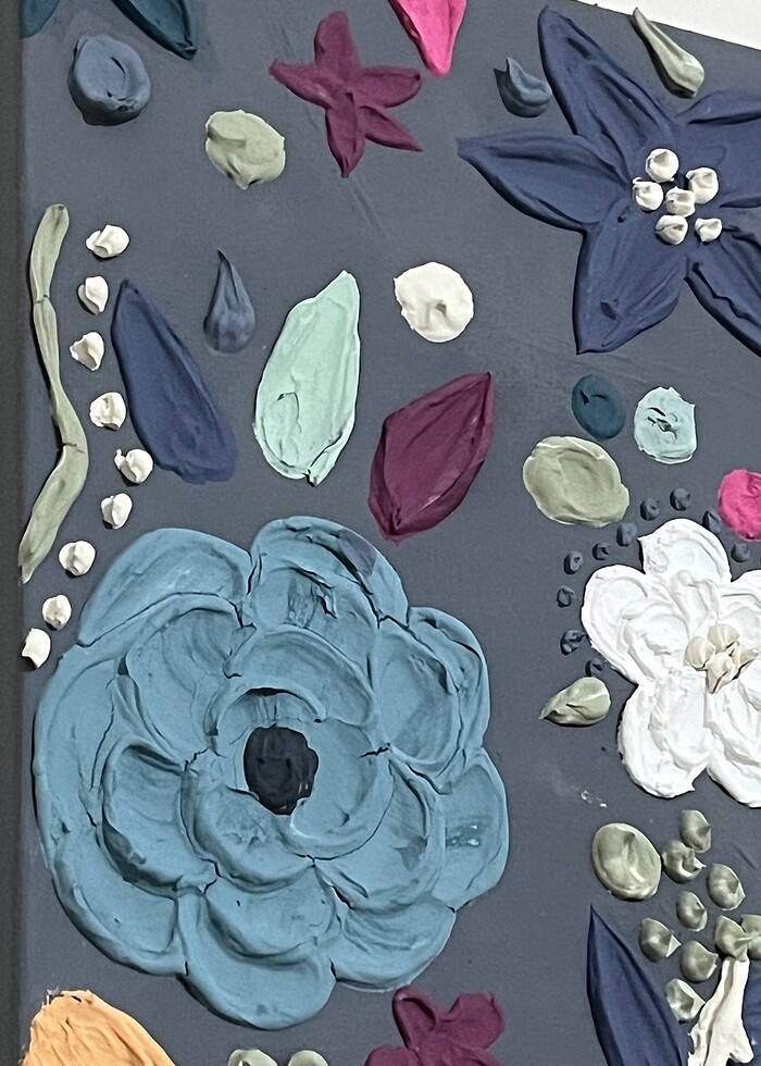 Kabartma dokulu tablo - Görsel 3