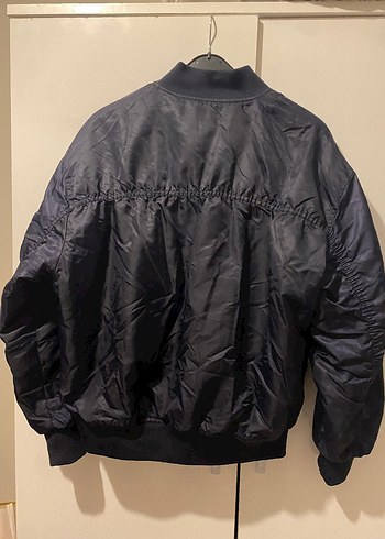 xs Beden Lacivert Kadın Fermuarlı Street Wear Mont