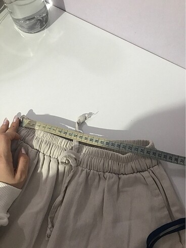 36 Beden ten rengi Renk kumaş pantalon