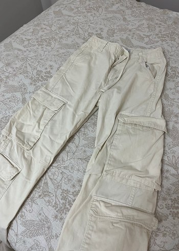 Krem Kadın Pantolon