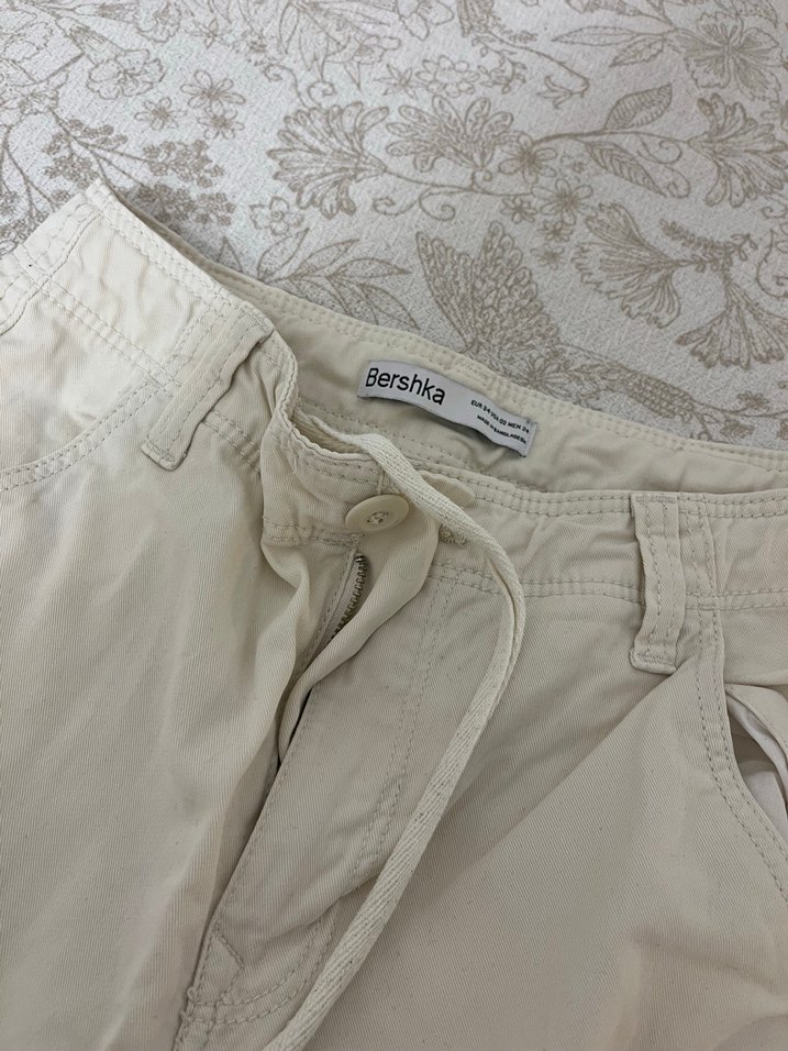 Krem Kadın Pantolon - Görsel 2