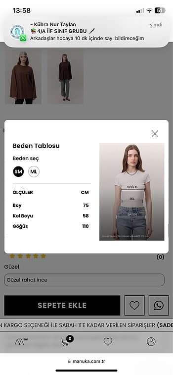 l Beden beyaz Renk MANUKA GENİŞ KOL OVERSIZE TSHIRT