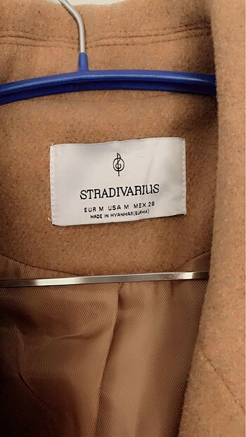 m Beden camel Renk STRADIVARIUS kaban