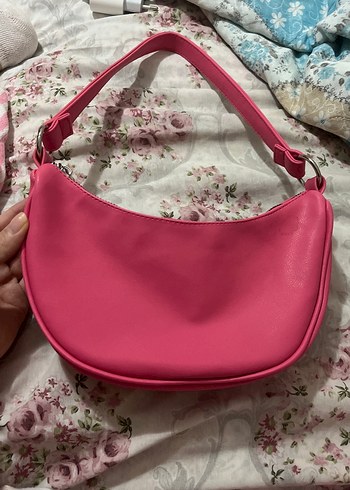 Pembe Tokalı Minimalist Kadın Çanta
