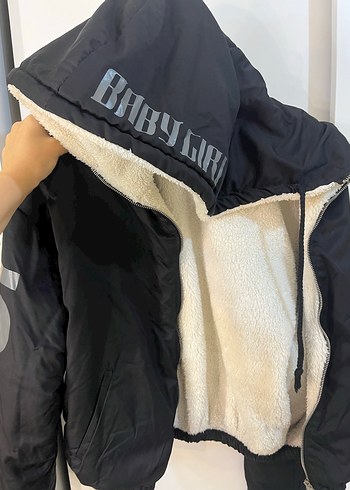 kadın kürklü ceket - Görsel 3