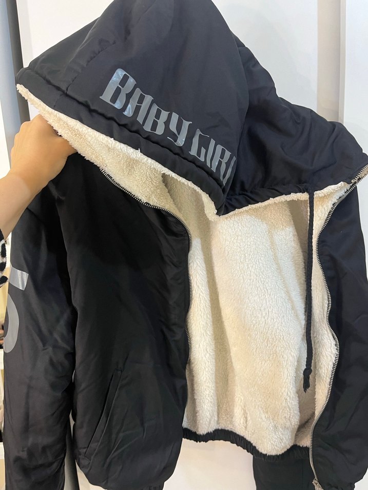 kadın kürklü ceket - Görsel 3