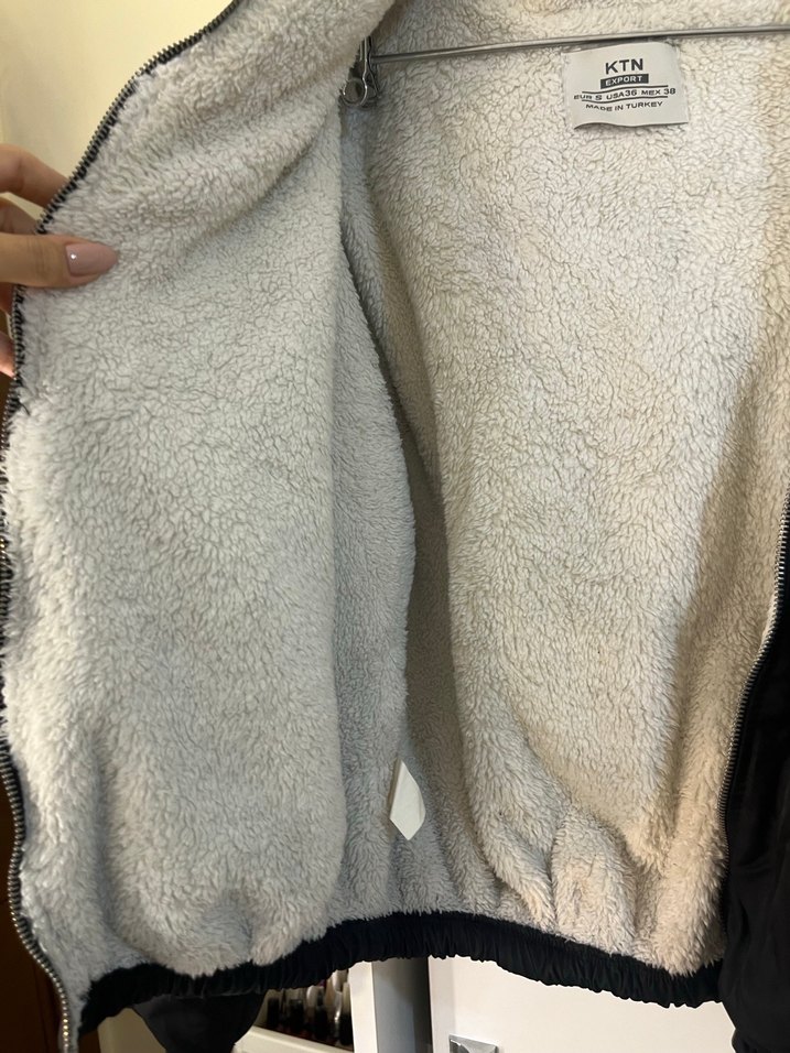 kadın kürklü ceket - Görsel 2