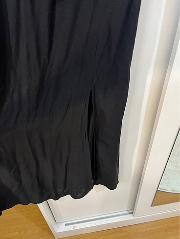 s Beden ltb yırtmaçlı midi elbise