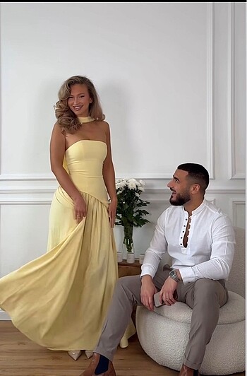 Zara BABYBOO SARI VIRAL ELBISE