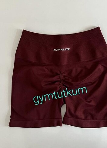 Alphalete seamless büzgülü sort 