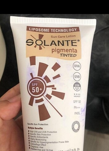 Solante güneş kremi
